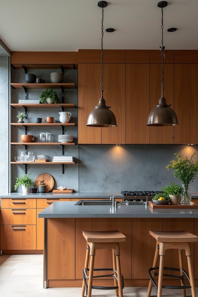 wood and metal harmony