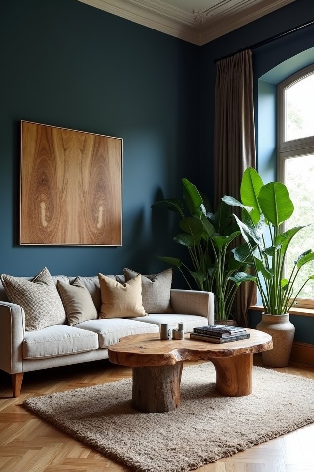 wood and plants harmony