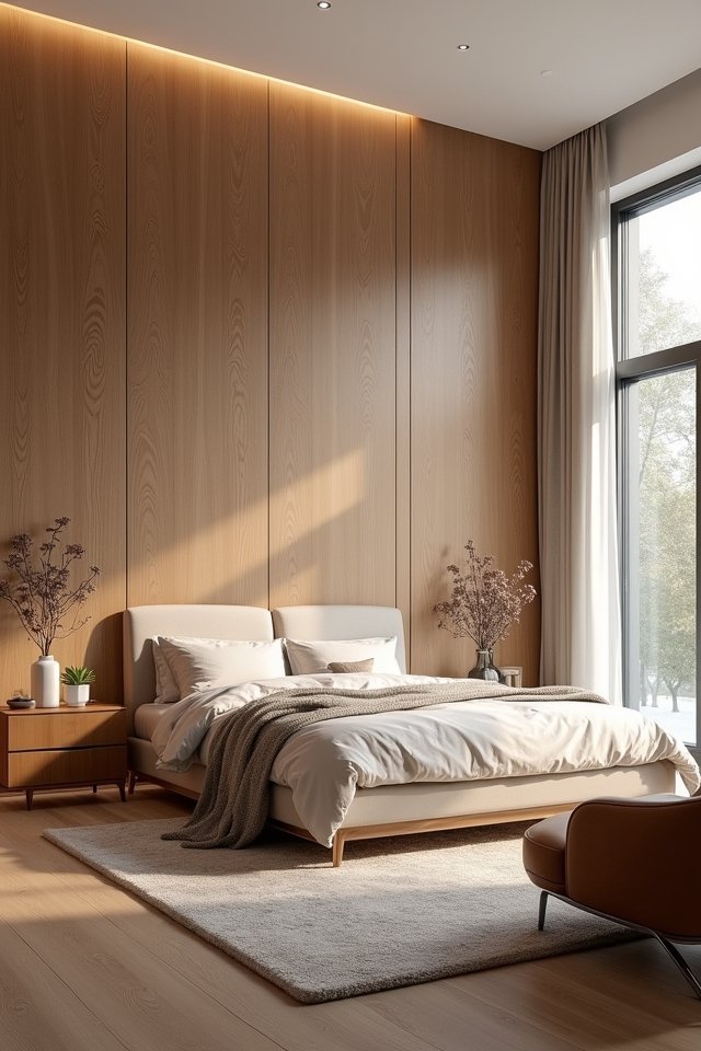 wood look panels for warmth