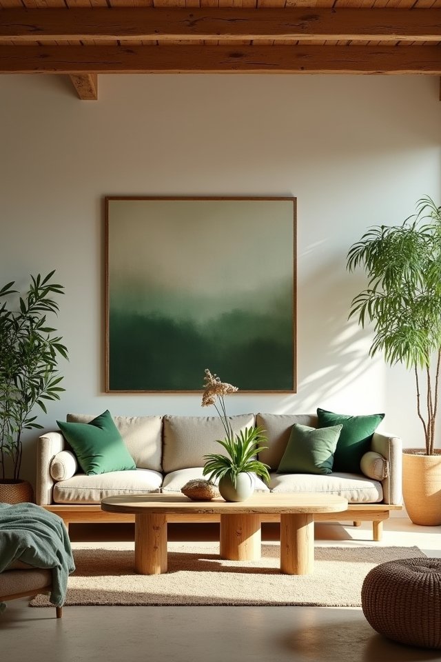wooden elements enhance warmth