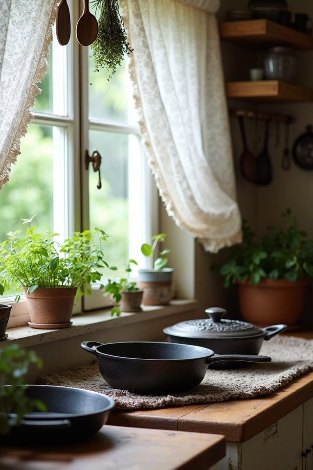 worn in cast iron charm