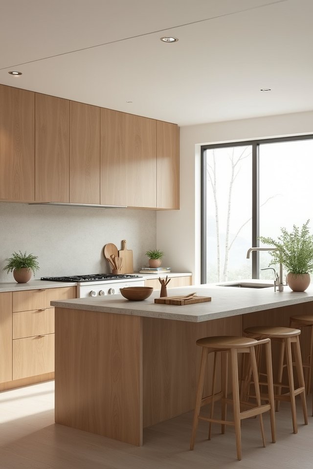 zen cooking space design